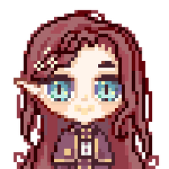 Brown haired elf girl Brown haired elf girl
