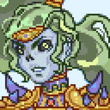 Tisiphone from the Hades game looking left Tisiphone from the Hades game looking left